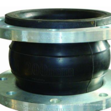 Flange type rubber expansion joint